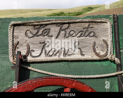La reata ranch segno Foto Stock