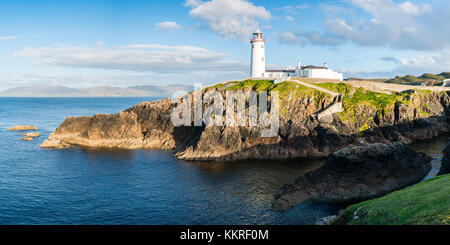 Fanad Head Lighthouse, County Donegal, Ulster regione, l'Irlanda, l'Europa. Foto Stock