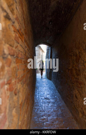 L'Europa, Italia, Toscana, Siena distretto, val d'orcia. Foto Stock