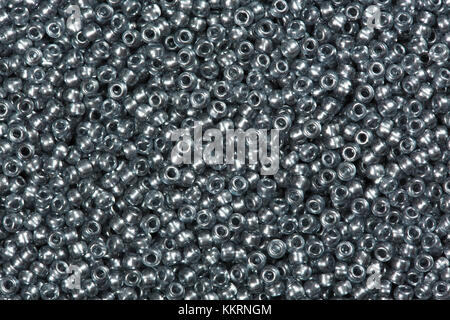 Close up di dim grigio perle di sementi. Foto Stock