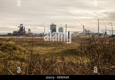 Ex SSI altoforno a Redcar,l'Inghilterra,UK Foto Stock