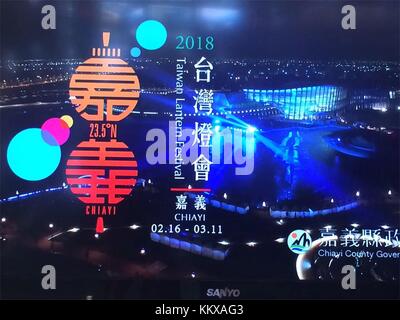 Taipei, Taipei. 30 novembre 2017. Taipei, CINA-novembre 2017: (SOLO PER USO EDITORIALE. CHINA OUT). Vista notturna di Taipei, Taiwan sud-orientale della Cina. Crediti: SIPA Asia/ZUMA Wire/Alamy Live News Foto Stock