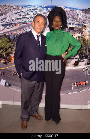 Monaco, Monaco. 1 dicembre 2017. Monaco, Monte Carlo - 01 dicembre 2017: Monaco World Sports Legends Award con Jacky Ickx e moglie Khadja Nin | utilizzo in tutto il mondo credito: dpa/Alamy Live News Foto Stock