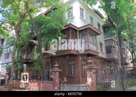 Mani Bhavan Gandi Museo in Mumbai India Foto Stock