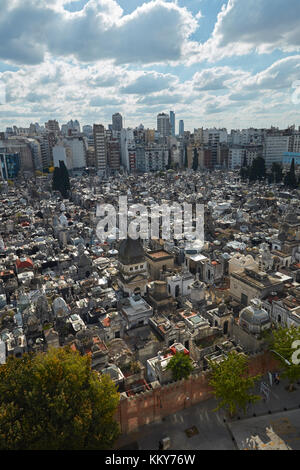 Il cimitero di Recoleta, Recoleta, buenos aires, Argentina, Sud America Foto Stock