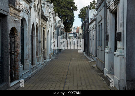 Il cimitero di Recoleta, Recoleta, buenos aires, Argentina, Sud America Foto Stock