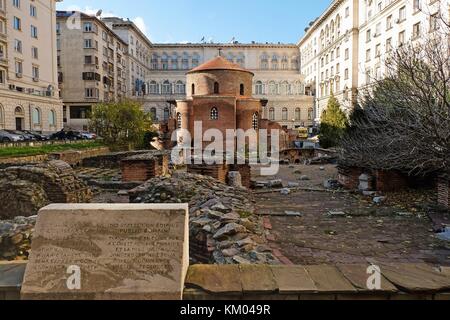 Chiesa di St George Rotunda a Sofia, Bulgaria. Foto Stock