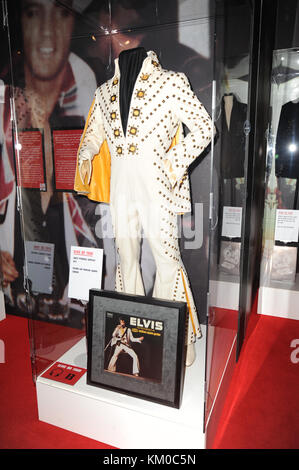 Mostra "Elvis on Tour" presso l'O2 Arena con manufatti provenienti direttamente da Graceland che coprono gli anni 1969-1977. Caratterizzato da: Atmosphere Where: London, Regno Unito quando: 02 Nov 2017 credito: WENN.com Foto Stock