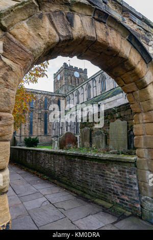 Hexham Cathedral, Northumberland, Inghilterra Foto Stock
