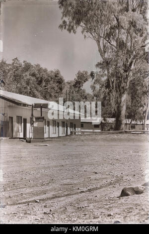 In Australia la vecchia pompa di benzina stazione di concetto di servizio Foto Stock