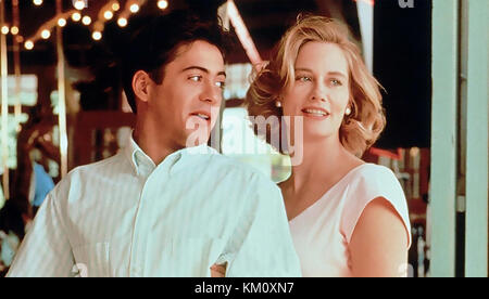 Chances ARE 1989 TriStar Pictures film con Robert Downey Jnr e Cybill Shepherd Foto Stock