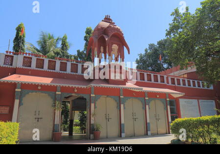 Noulakha Mahal principali Arya Samaj Tempio a Sajjan Nivas park Udaipur India. Foto Stock