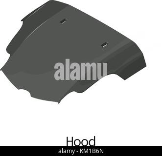 Cruscotto car icona isometrica 3d style Illustrazione Vettoriale