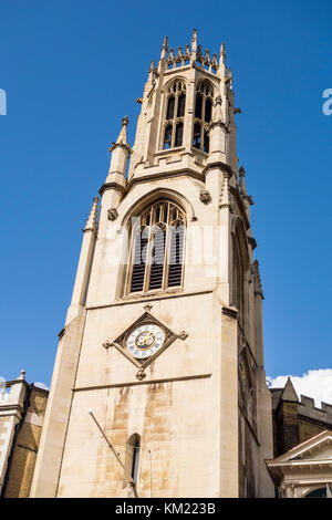 La Guglia del XIX secolo in stile neo-gotico del St Dunstan-in-the-ovest della chiesa da John Shaw Sr, Fleet Street, City of London, Regno Unito Foto Stock