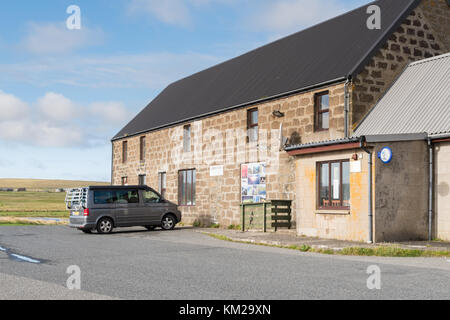 Skiboul Stores and Bakery - negozio generale, panetteria e ufficio postale, Northside, Baltasound, Unst, Shetland Islands, Scozia, Regno Unito Foto Stock