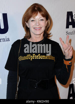 Beverly Hills, Stati Uniti d'America. 03 Dic, 2017. BEVERLY HILLS, CA - 03 dicembre: attrice Frances Fisher assiste ACLU SoCal ospita annuali Bill of Rights cena presso il Beverly Wilshire Hotel Four Seasons su dicembre 3, 2017 a Beverly Hills, la California. ( Credito: Barry re/Alamy Live News Foto Stock