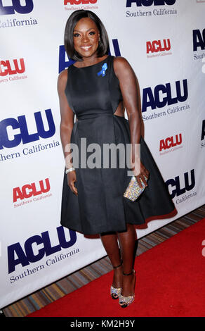 Beverly Hills, Stati Uniti d'America. 03 Dic, 2017. BEVERLY HILLS, CA - 03 dicembre: attrice Viola Davis assiste ACLU SoCal ospita annuali Bill of Rights cena presso il Beverly Wilshire Hotel Four Seasons su dicembre 3, 2017 a Beverly Hills, la California. ( Credito: Barry re/Alamy Live News Foto Stock