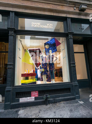 Boutique Diane von Furstenberg a SoHo, New York City Foto Stock