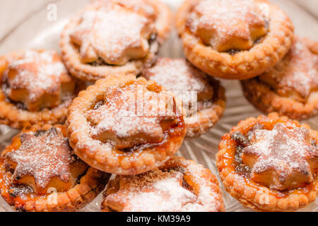 Home cotta pasticci di carne macinata Foto Stock