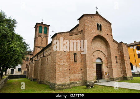 La basilica di San Cesario, San Cesario sul Panaro, Emilia Romagna, Italia Foto Stock