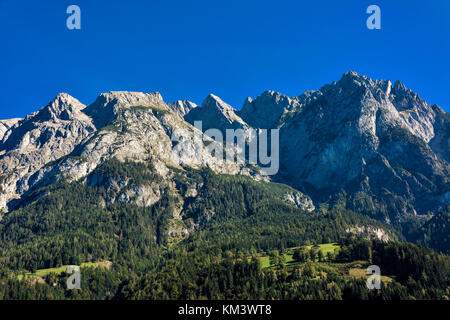 Alpi austriache vicino a Salisburgo Foto Stock