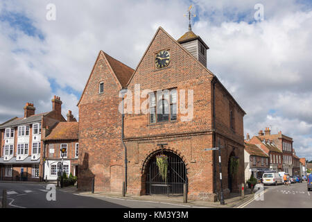 Watlington Town Hall High Street, Watlington, Oxfordshire, England, Regno Unito Foto Stock