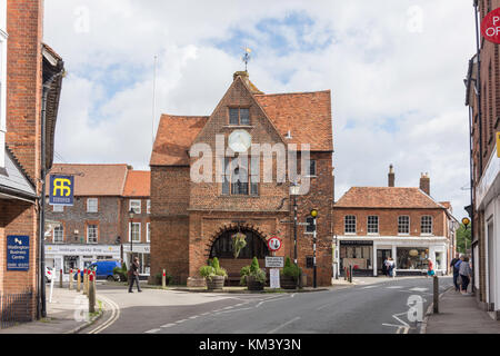 Watlington Town Hall High Street, Watlington, Oxfordshire, England, Regno Unito Foto Stock