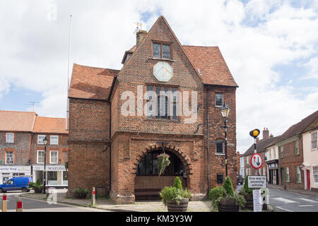 Watlington Town Hall High Street, Watlington, Oxfordshire, England, Regno Unito Foto Stock