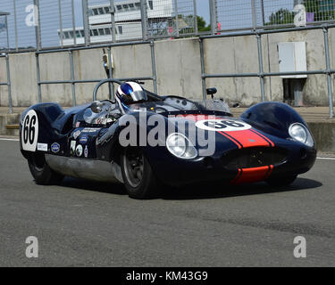 Justin maeers, Charlie martin cooper monaco, Stirling Moss trofeo, pre 61 auto sportive, Silverstone classic, luglio 2017, Silverstone, 60's automobili, circui Foto Stock