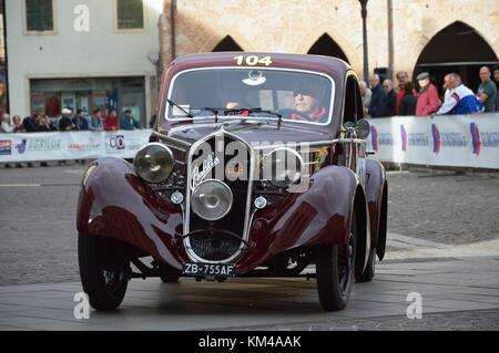 1000 miglia, 16 maggio 2014, Este - Italia: Fiat 508 CS Balilla, 1935 Foto Stock