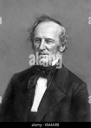 Cornelius Vanderbilt, "commodore vanderbilt' american business magnate e filantropo Foto Stock