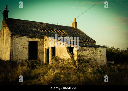 In rovina e abbandonata house Foto Stock