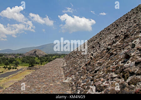 La Piramide della Luna, in Messico Foto Stock