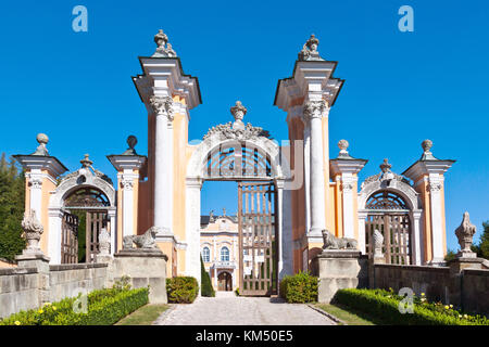 rococo castello Nové Hrady dal 1777 chiamato Versailles ceco, regione Pardubice, repubblica Ceca Foto Stock