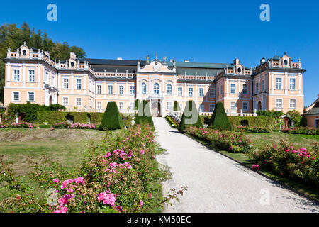 rococo castello Nové Hrady dal 1777 chiamato Versailles ceco, regione Pardubice, repubblica Ceca Foto Stock