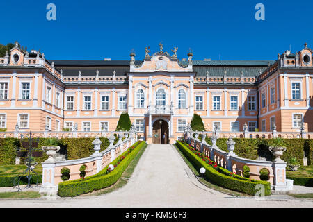 rococo castello Nové Hrady dal 1777 chiamato Versailles ceco, regione Pardubice, repubblica Ceca Foto Stock