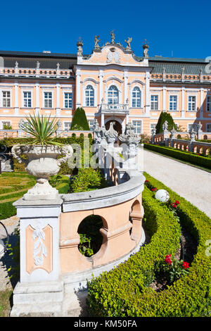 rococo castello Nové Hrady dal 1777 chiamato Versailles ceco, regione Pardubice, repubblica Ceca Foto Stock