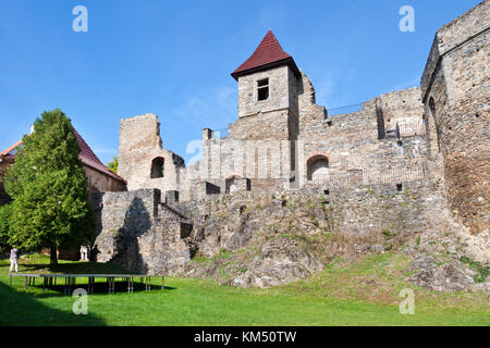 Castello e chateau klenova vicino klatovy, foresta boema (sumava), Repubblica ceca Foto Stock