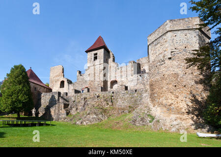 Castello e chateau klenova vicino klatovy, foresta boema (sumava), Repubblica ceca Foto Stock