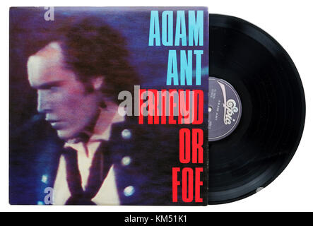 Adam Ant Friend or Foe album Foto Stock