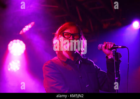 Edimburgo, Scozia il 4 dicembre 2017. Mark Lanegan Band eseguire sul palco del liquido nella camera di Edimburgo. Pak@ Mera/Alamy Live News Foto Stock