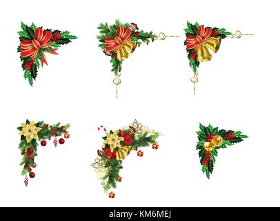 Decorazione di natale con archetto Illustrazione Vettoriale