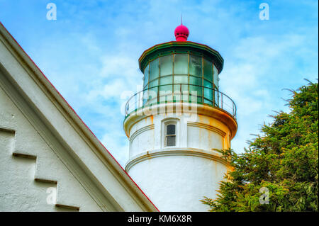 Heceta Lighthouse vicino a Firenze, oregon a gomito diavoli del parco statale. cape perpetua, Foto Stock