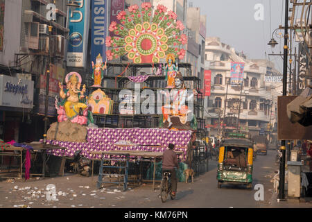 Scena di strada di Amritsar Punjab, India Foto Stock