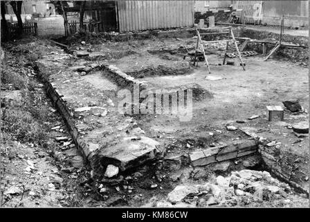 Skara, Sankt Nikolaus kyrkoruin KMB 16000200169094 Foto Stock