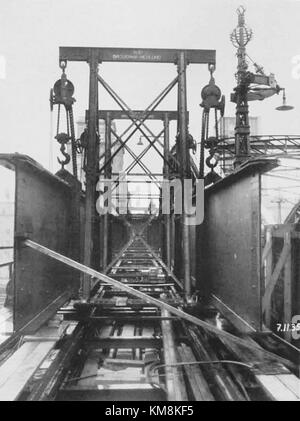 Sankt Eriksbron gamla hist bild 07 11 1935 Foto Stock