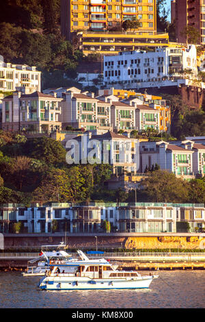 Tramonto, deep water bay, hong kong Foto Stock