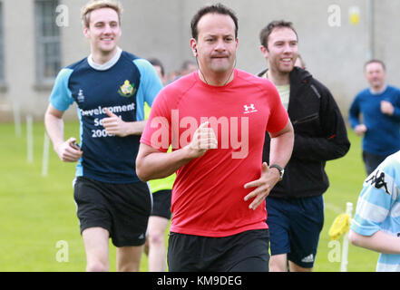 File foto di irlandesi sportivo nuovo primo ministro (Taoiseach), Leo varadkar, che è anche uno dei primi apertamente gay uomini per condurre un paese. Foto Stock