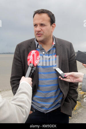 File foto di irlandesi sportivo nuovo Primo Ministro (Taoiseach), Leo Varadkar, che è anche uno dei primi apertamente gay uomini per condurre un paese. Foto Stock