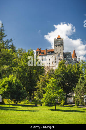 Bran (Dracula) castello storico della Transilvania, nella regione di Brasov, Romania, Europa Foto Stock